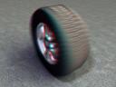 tyre anaglyph